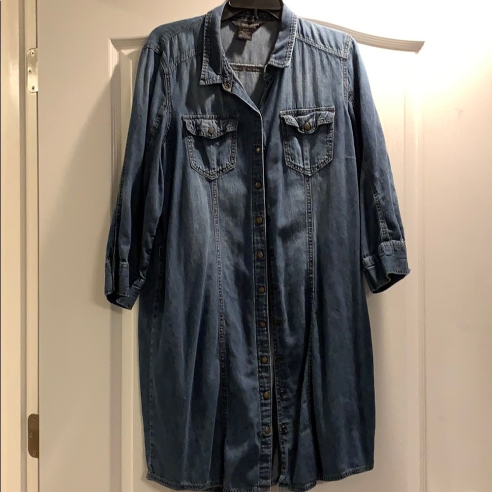 Calvin Klein Denim Shirt Dress